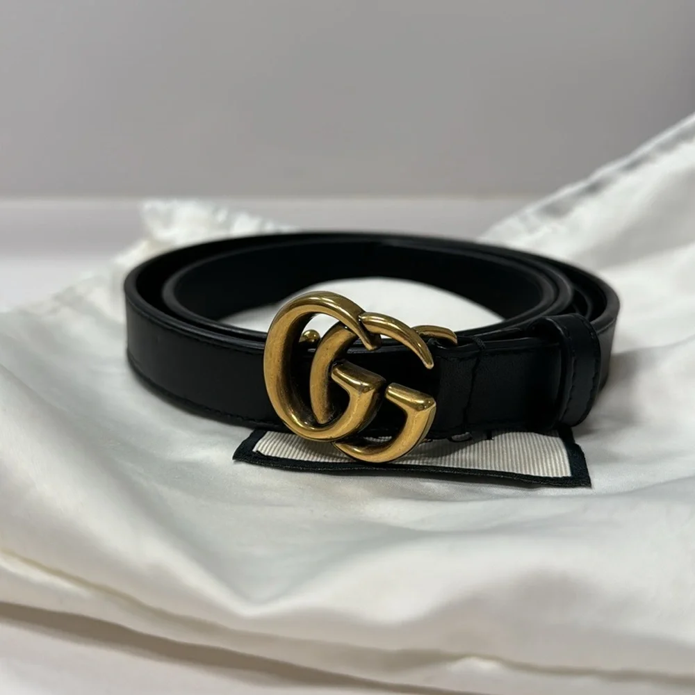 GUCCI MARMOT THIN BELT - Picture 2 of 3